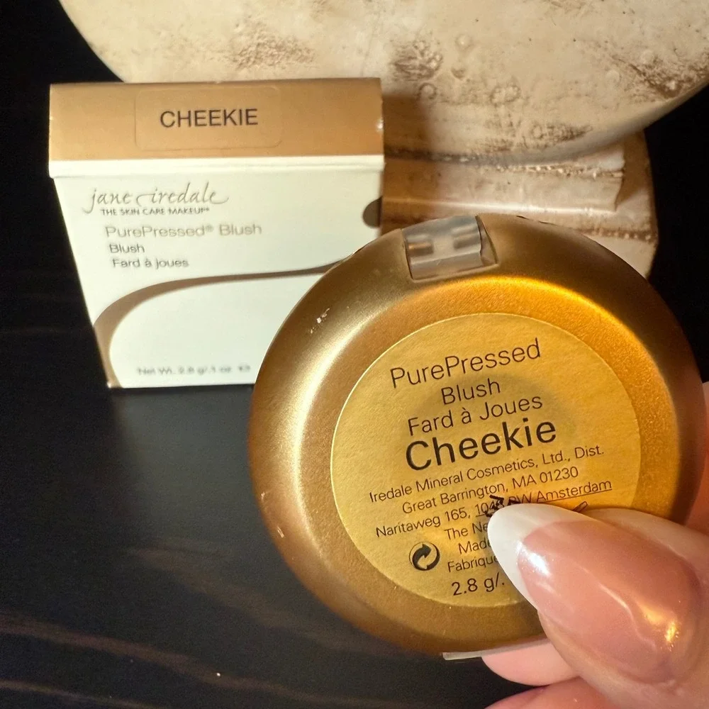 Jane Iredale PurePressed Blush Cheekie Mineral Makeup Pink Matte 2.8g .1oz NIB
